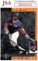 Kevin Mitchell signed 1996 Upper Deck SP Baseball On Card Auto #42- JSA #HH18725 (Boston Red Sox)