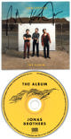 Jonas Brothers signed 2023 The Album Cover Booklet w/CD & Case- 3 sigs- Kevin Joe Nick- COA