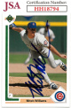 Mitch Williams signed 1991 Upper Deck Baseball On Card Auto #173- JSA #HH18794 (Chicago Cubs)