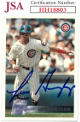 Luis Gonzalez signed 1996 Topps Baseball On Card Auto #278- JSA #HH18803 (Chicago Cubs)