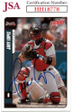 Javy Lopez signed 2001 Upper Deck Victory Baseball On Card Auto #287- JSA #HH18778 (Atlanta Braves)