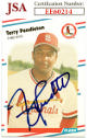 Terry Pendleton signed 1988 Fleer Baseball On Card Auto #46- JSA #EE60214 (St. Louis Cardinals)