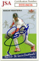 Edgar Renteria signed 2002 Fleer Tradition Baseball On Card Auto #392- JSA #HH18656 (St. Louis Cardinals)