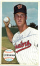 Ed Brinkman signed 1964 Topps Giants Baseball Card #27- COA (Washington Senators)