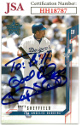 Gary Sheffield signed 2001 Leaf Rookies & Stars Baseball On Card Auto To Bill #43- JSA #HH18787 (Los Angeles Dodgers)