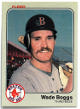 Wade Boggs 1983 Fleer Rookie Card (RC) #179 (Boston Red Sox/HOF)