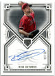 Reid Detmers signed 2002 Topps Definitive Collection Rookie On Card Auto (RC) #DRA-RDE- /50 (Los Angeles Angels)