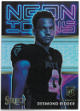 Desmond Ridder 2022 Panini Select Silver Neon Icons Silver Rookie Insert Card (RC) #NI-13 (Falcons/Bearcats)