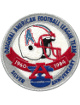Houston Oilers 25th Silver Anniversary Willabee & Ward 19601984 4.5x4.5 NFL Patch