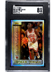 Michael Jordan 1996-97 Topps Holding Court Refractor Card #HC2- SGC Graded 8 NM-MT (Chicago Bulls)