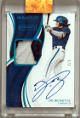 Bo Bichette signed 2019 Panini Immaculate Collection Prospect Rookie On Card Auto/Patch (RPA) #PPA-BB- /5 (Toronto Blue Jays)