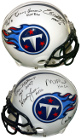 Tennessee Titans Signed OFC Riddell NFL Authentic Helmet  7 Sig HOF Legends :Earl Campbell/Bruce Matthews/Moon/Munchak- PSA