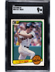 Wade Boggs 1983 Donruss Rookie Card (RC) #586- SGC Graded 9 MT (Boston Red Sox)