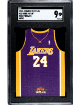 Kobe Bryant 2010-11 Panini Threads Team Away Card #22- SGC Graded 9 MT (Los Angeles Lakers)