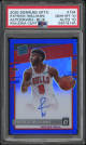 Patrick Williams signed 2020-21 Donruss Optic Blue Rookie On Card Auto (RC) #154- /49- PSA Graded 10 Gem Mint/10 Auto