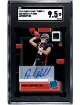 Desmond Ridder signed 2022 Panini Clearly Donruss Rookie Auto Card #52- SGC Graded 9.5 MT+ (Atlanta Falcons)