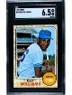 Billy Williams 1968 Topps Baseball Card #37- SGC Graded 6.5 EX-NM+ (Chicago Cubs)