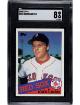 Roger Clemens 1985 Topps Baseball Rookie Card (RC) #181- SGC Graded 8 NM-MT (Boston Red Sox)