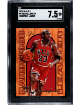 Michael Jordan 1995-96 Flair Hardwood Leader Card #4- SGC Graded 7.5 NM+ (Chicago Bulls)