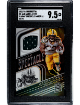 Aaron Jones 2022 Panini Spectra Sunday Spectacle Material Card #SS-AJO- /99- SGC Graded 9.5 MT+ (Green Bay Packers)
