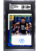 Minkah Fitzpatrick signed 2018 Panini Elite Blue Rookie Autographs Card (RC) #RA-MF- /10- SGC Graded 10 Gem Mint/10 Autograph