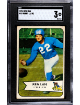 Bobby Layne 1954 Bowman Card #53- SGC Graded 3 VG (Detroit Tigers)