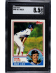 Wade Boggs 1983 Topps Baseball Rookie Card (RC) #498- SGC Graded 8.5 NM-MT+ (Boston Red Sox)