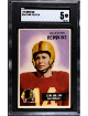 Eddie LeBaron 1955 Bowman Card #26- SGC Graded 5 EX (Washington Commanders)