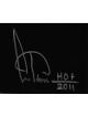 Artis Gilmore signed 4x5 Cut Signature w/ HOF 2011- COA (San Antonio Spurs/Chicago Bulls)