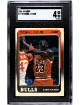 Michael Jordan 1988-89 Fleer Card #17- SGC Graded 4 VG-EX (Chicago Bulls/3rd Year)