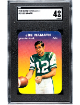 Joe Namath 1970 Topps Super Glossy Card #29- SGC Graded 4 VG-EX (New York Jets)