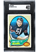 Dick Butkus 1970 Topps Card #190- SGC Graded 4 VG-EX (Chicago Bears)