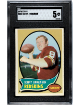 Sonny Jurgensen 1970 Topps Card #200- SGC Graded 5 EX (Washington Commanders)