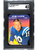 Johnny Unitas 1970 Topps Super Glossy Card #2- SGC Graded 4 VG-EX (Baltimore Colts)