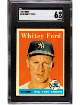 Whitey Ford 1958 Topps Baseball Card #320- SGC Graded 6 EX-NM (New York Yankees)