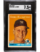 Enos Slaughter 1958 Topps Baseball Card #142- SGC Graded 7.5 NM+ (New York Yankees)