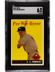Pee Wee Reese 1958 Topps Baseball Card #375- SGC Graded 6 EX-NM (Los Angeles Dodgers)