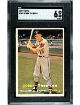 Bobby Thomson 1957 Topps Baseball Card #262- SGC Graded 6 EX-NM (Milwaukee Braves)