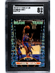 Dennis Rodman 1992-93 Topps Stadium Club Beam Team Card #19- SGC Graded 8 NM-MT (Detroit Pistons)