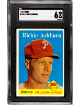 Richie Ashburn 1958 Topps Baseball Card #230- SGC Graded 6 EX-NM (Centered/Philadelphia Phillies)