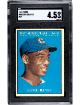 Ernie Banks 1961 Topps Most Valuable Player Baseball Card #485- SGC Graded 4.5 VG-EX+ (HOF/Chicago Cubs)