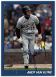 Andy Van Slyke signed Custom On Card Auto- COA (Pittsburgh Pirates)
