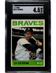 Eddie/Ed Mathews 1964 Topps Baseball Card #35- SGC Graded 4.5 VG-EX+ (Milwaukee Braves)