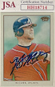 Brian McCann signed 2009 Topps 206 Baseball On Card Auto #156- JSA #HH18714 (Atlanta Braves)