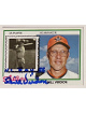Bill Virdon signed 1978 Topps On Card Auto w/ NL ROY 55 #279- COA (Houston Astros)