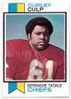 Curley Culp 1973 Topps Rookie Card (RC) #167 (Kansas City Chiefs/HOF)