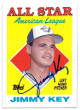 Jimmy Key signed 1988 Topps On Card Auto #395- COA (Toronto Blue Jays)