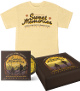 Vince Gill & Paul Franklin dual signed 2023 Sweet Memories 4x4 Art Card, Album Cover Booklet/CD/T-Shirt Box Set- COA