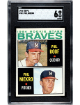 Phil Niekro 1964 Topps Rookie Baseball Card (RC) #541- SGC Graded 6 EX-NM (Milwaukee Braves/HOF)