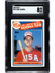 Mark McGwire 1985 Topps Rookie Card (RC) #401- SGC Graded 8 NM-MT (St. Louis Cardinals/Team USA)